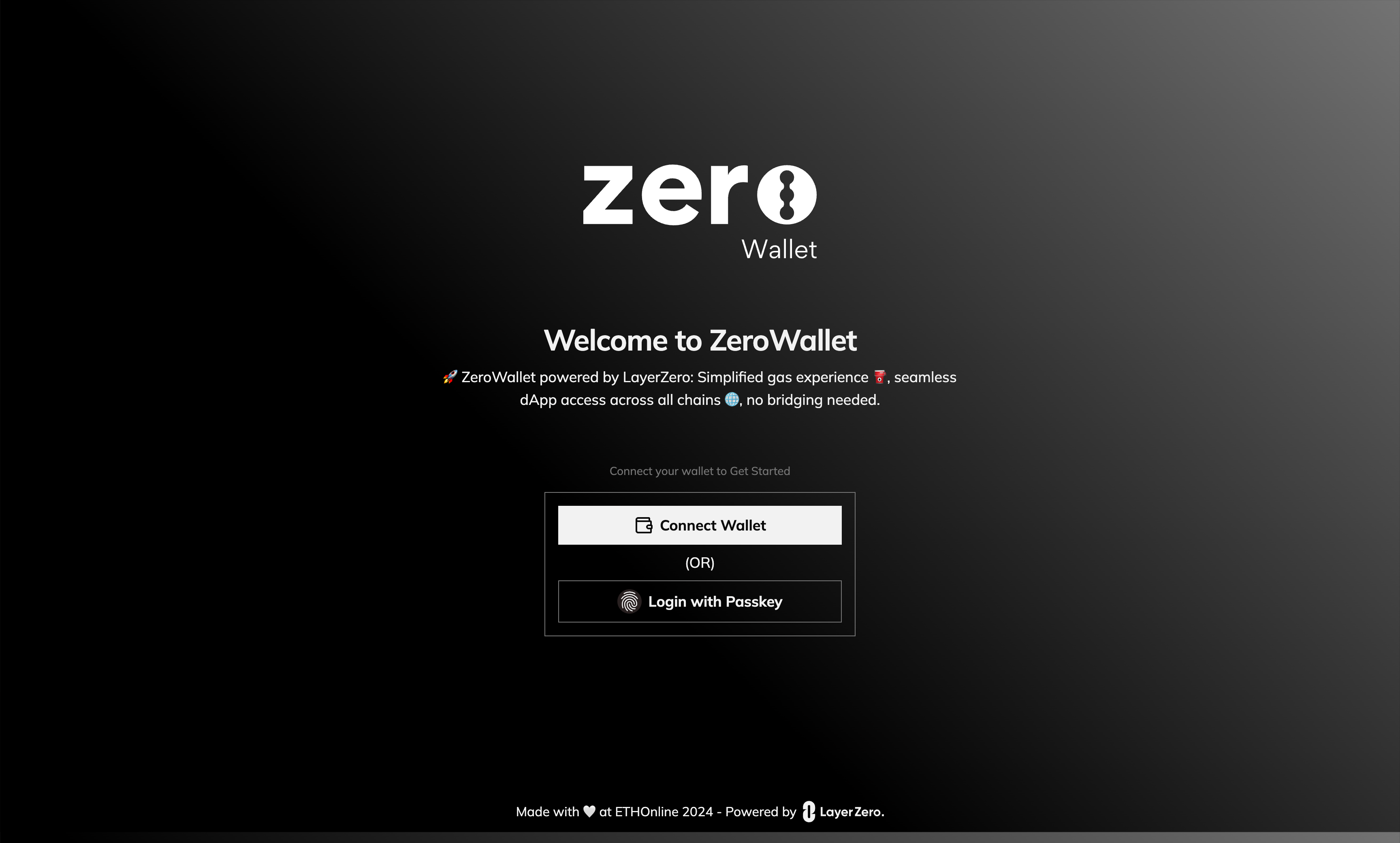 ZeroWallet - Unlock the Omni-Chain Future